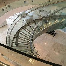 Curved Laminated Safety Glass for Staircase PR-C09
