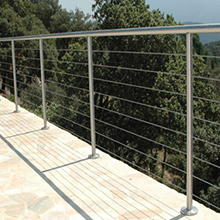 Stainless Steel Pipe Railing Cable Railings PR-B101