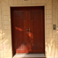 Saudi Arabia residential wood door project