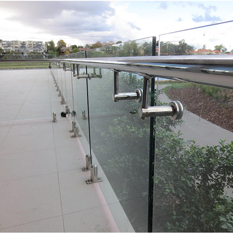 S-Stainless steel frameless glass balustrade spigot balusters railings