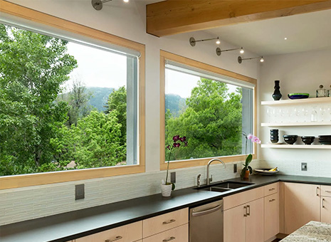 Vinyl Window with Mosquito Screen