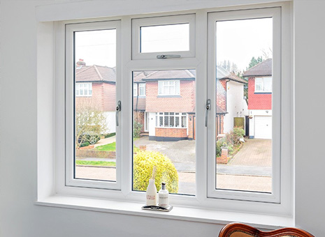 UPVC Tilt and Turn Window with Grid
