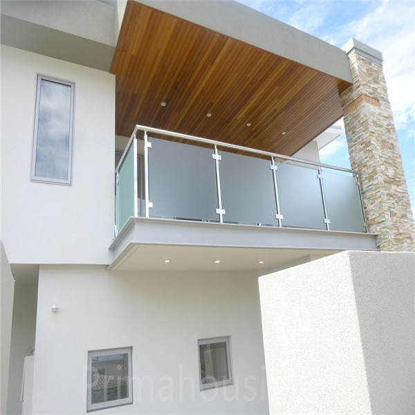 Glass Stair Railings Stainless Steel Outdoor Railing Parts Outdoor Railings for Stairs PR-B86