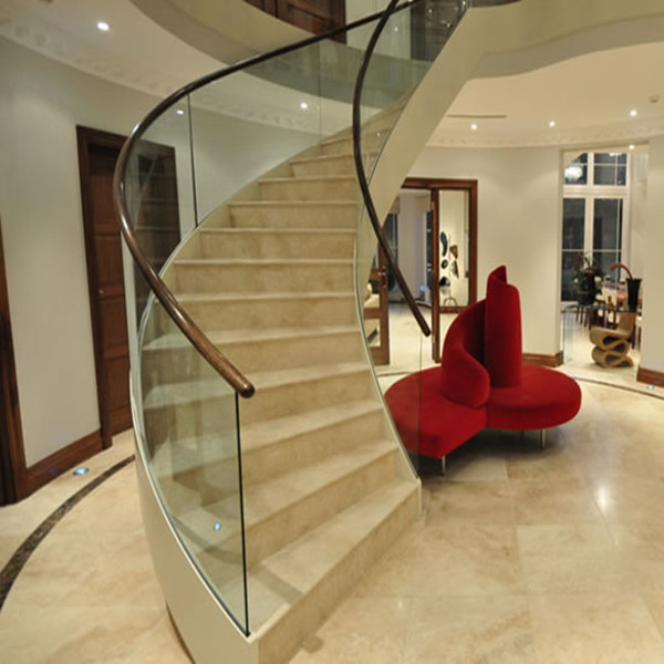 Morden Curved Marble Staircase PR-C02