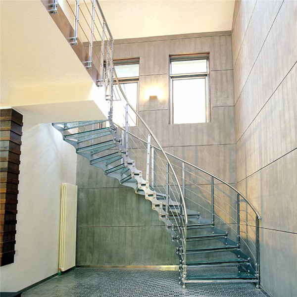 Curved Laminated Safety Glass for Staircase PR-C09