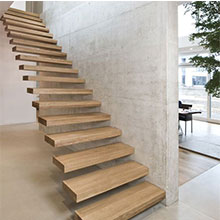 Quality Good Price Wooden Floating Staircase PR-B02