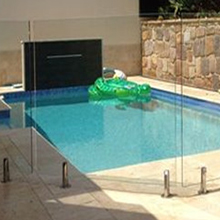 Swimming Pool Tempered Glass Railing with Spigot PR-B04