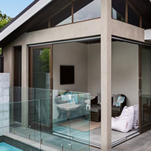 Residential Pool Fence Design/Stainless Steel Spigots Frameless Glass Railing PR-B37