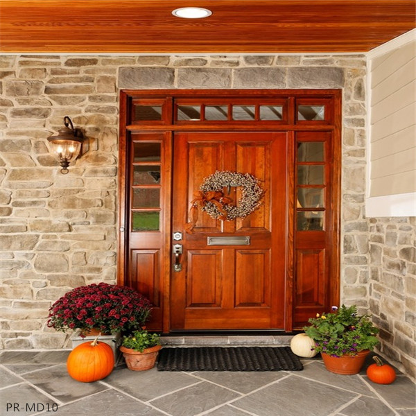   entry doors with wooden color ,wood door