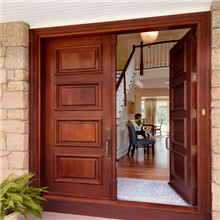 solid wood main entrance wooden door designs