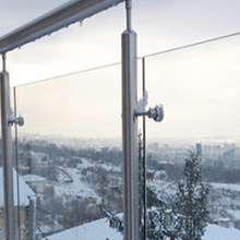 Safe&Solid SS Glass Railing Balcony Frameless Glass Balcony Railing PR-B88