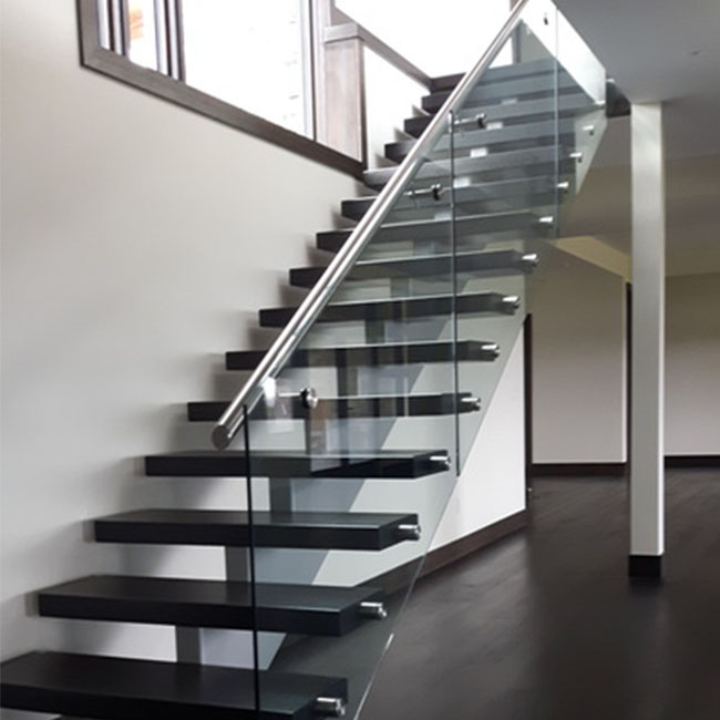 J Solid Wood Structure Steps Modern Baluster Stair Staircase