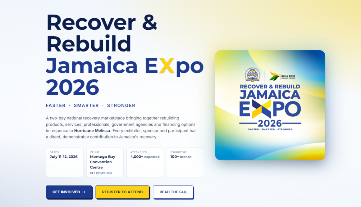 Recover & Rebuild Jamaica EXPO 2026